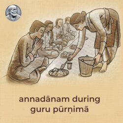 annadaanam during guru purnima